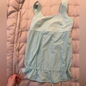 Lululemon Racerback Run Tank with adjustable cinch waist